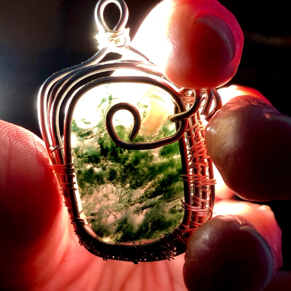 Moss Agate Pendant